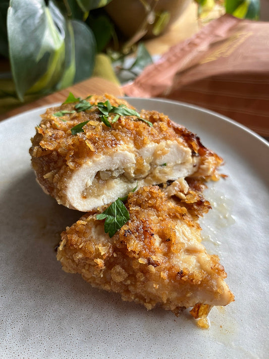 French Onion Stuffed Chicken Breast