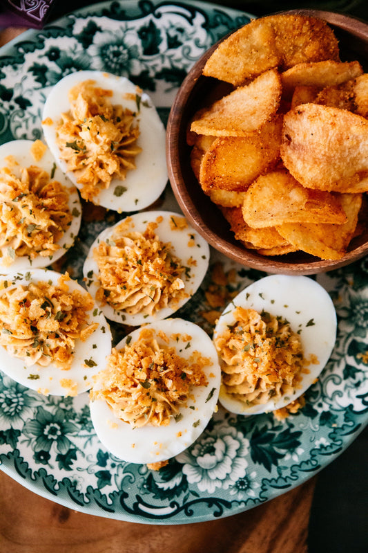 Smokehouse BBQ Deviled Eggs