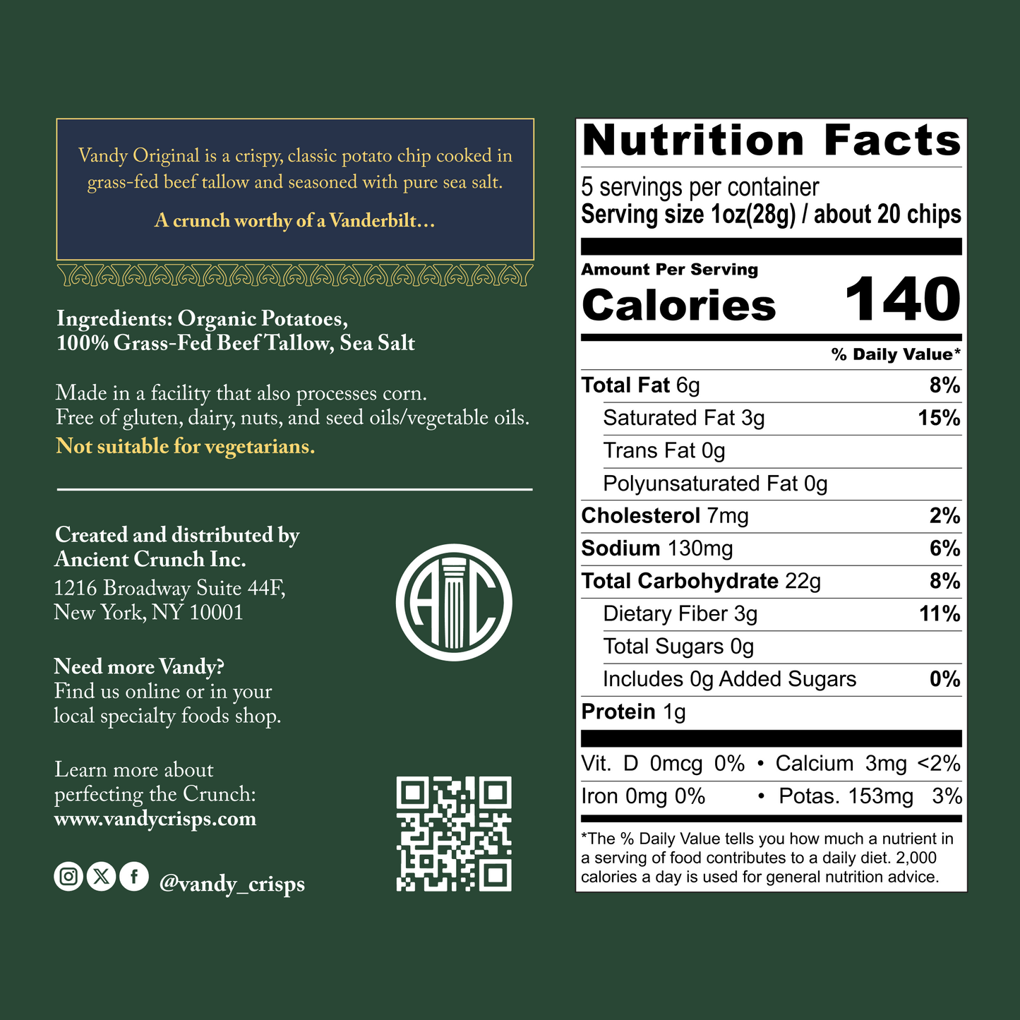 Vandy Crisps - Original